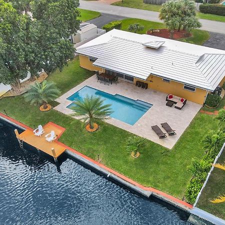 New! Waterfront Heated Pool & Jacuzzi 2 Mi To Beach - Fishing Pier Relaxing Spa & Hammock Fort Lauderdale Eksteriør billede