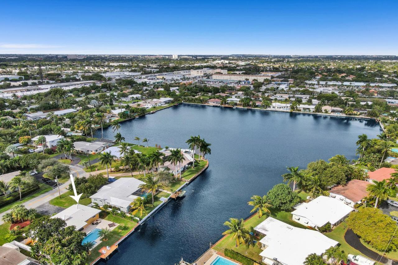 New! Waterfront Heated Pool & Jacuzzi 2 Mi To Beach - Fishing Pier Relaxing Spa & Hammock Fort Lauderdale Eksteriør billede