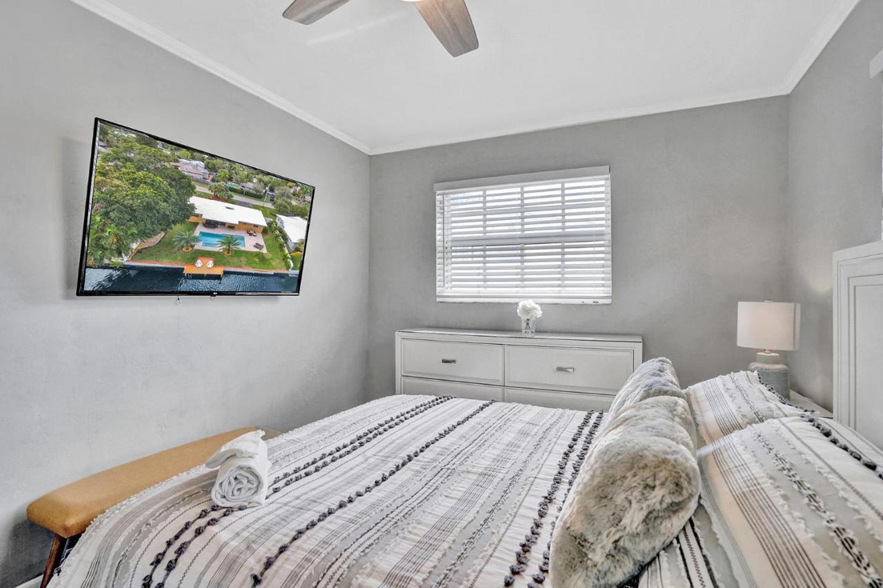 New! Waterfront Heated Pool & Jacuzzi 2 Mi To Beach - Fishing Pier Relaxing Spa & Hammock Fort Lauderdale Eksteriør billede