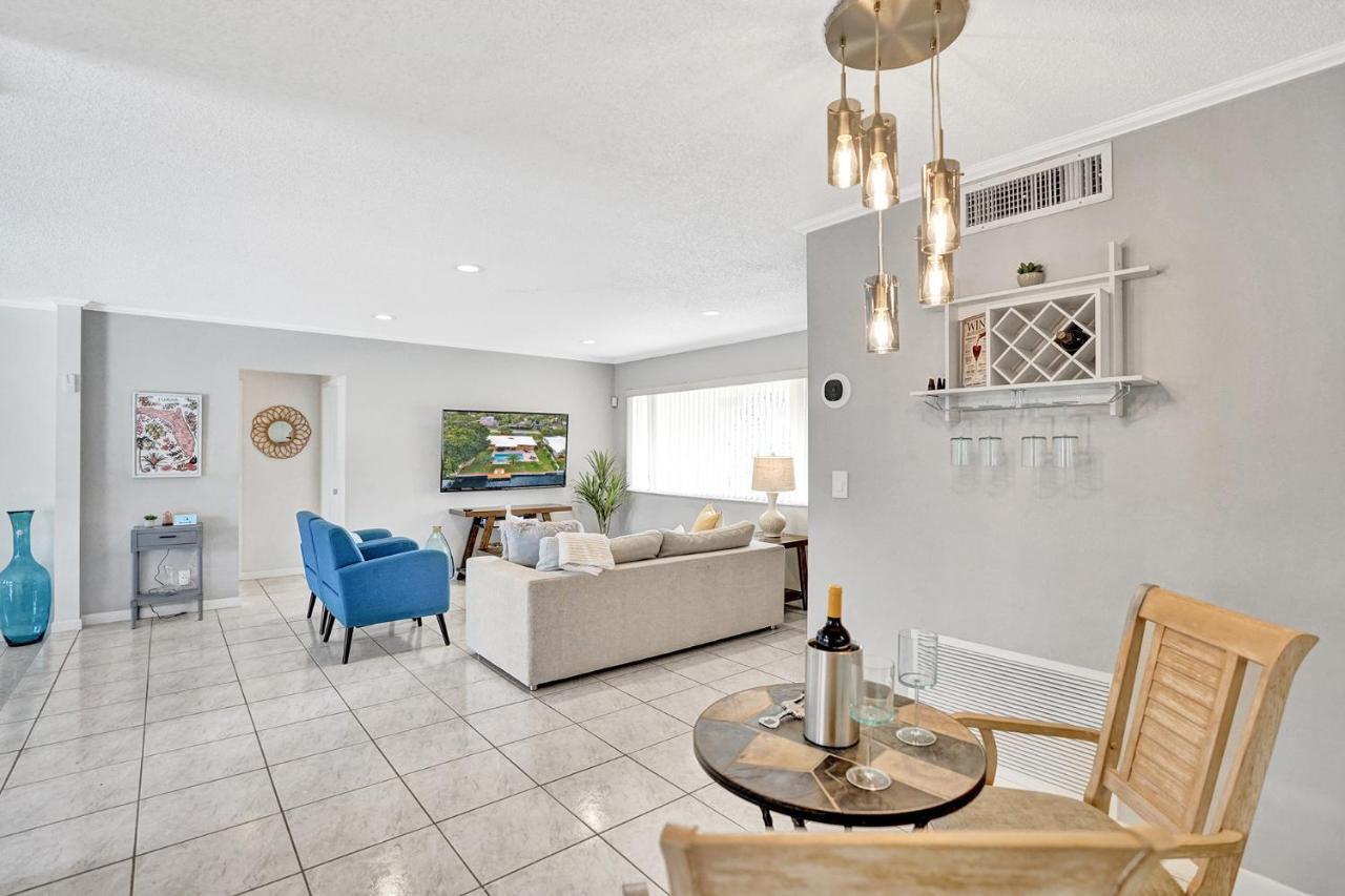 New! Waterfront Heated Pool & Jacuzzi 2 Mi To Beach - Fishing Pier Relaxing Spa & Hammock Fort Lauderdale Eksteriør billede