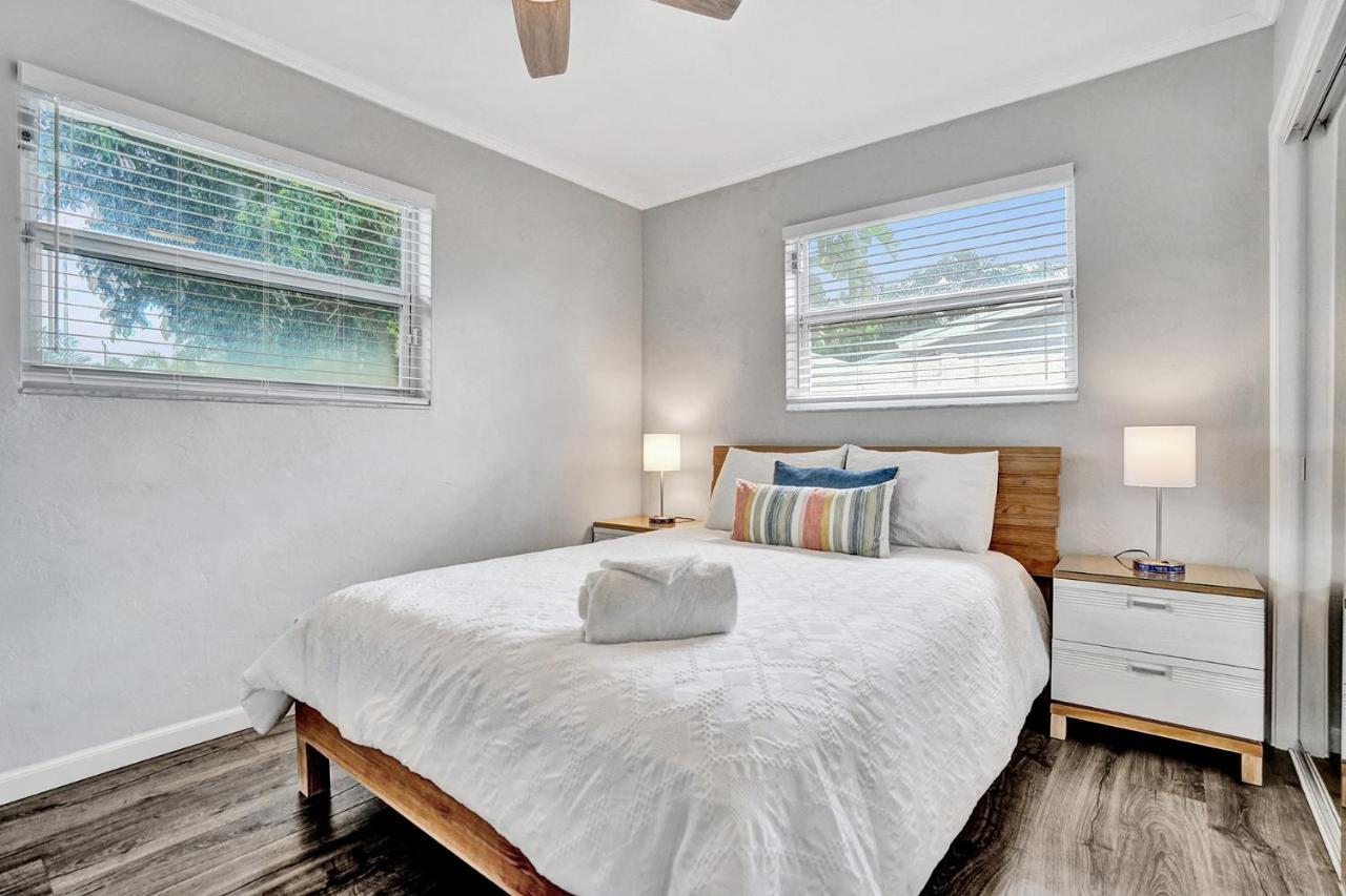 New! Waterfront Heated Pool & Jacuzzi 2 Mi To Beach - Fishing Pier Relaxing Spa & Hammock Fort Lauderdale Eksteriør billede