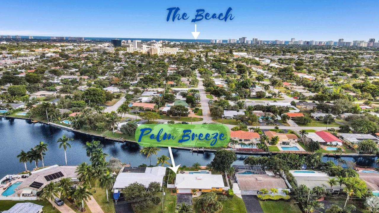 New! Waterfront Heated Pool & Jacuzzi 2 Mi To Beach - Fishing Pier Relaxing Spa & Hammock Fort Lauderdale Eksteriør billede