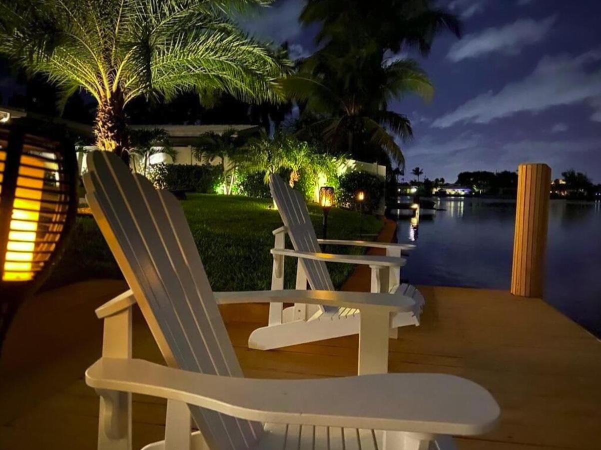 New! Waterfront Heated Pool & Jacuzzi 2 Mi To Beach - Fishing Pier Relaxing Spa & Hammock Fort Lauderdale Eksteriør billede