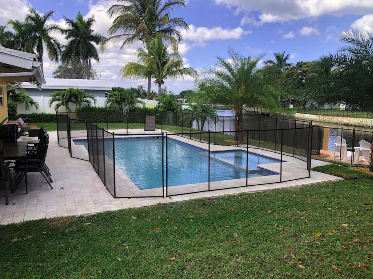 New! Waterfront Heated Pool & Jacuzzi 2 Mi To Beach - Fishing Pier Relaxing Spa & Hammock Fort Lauderdale Eksteriør billede