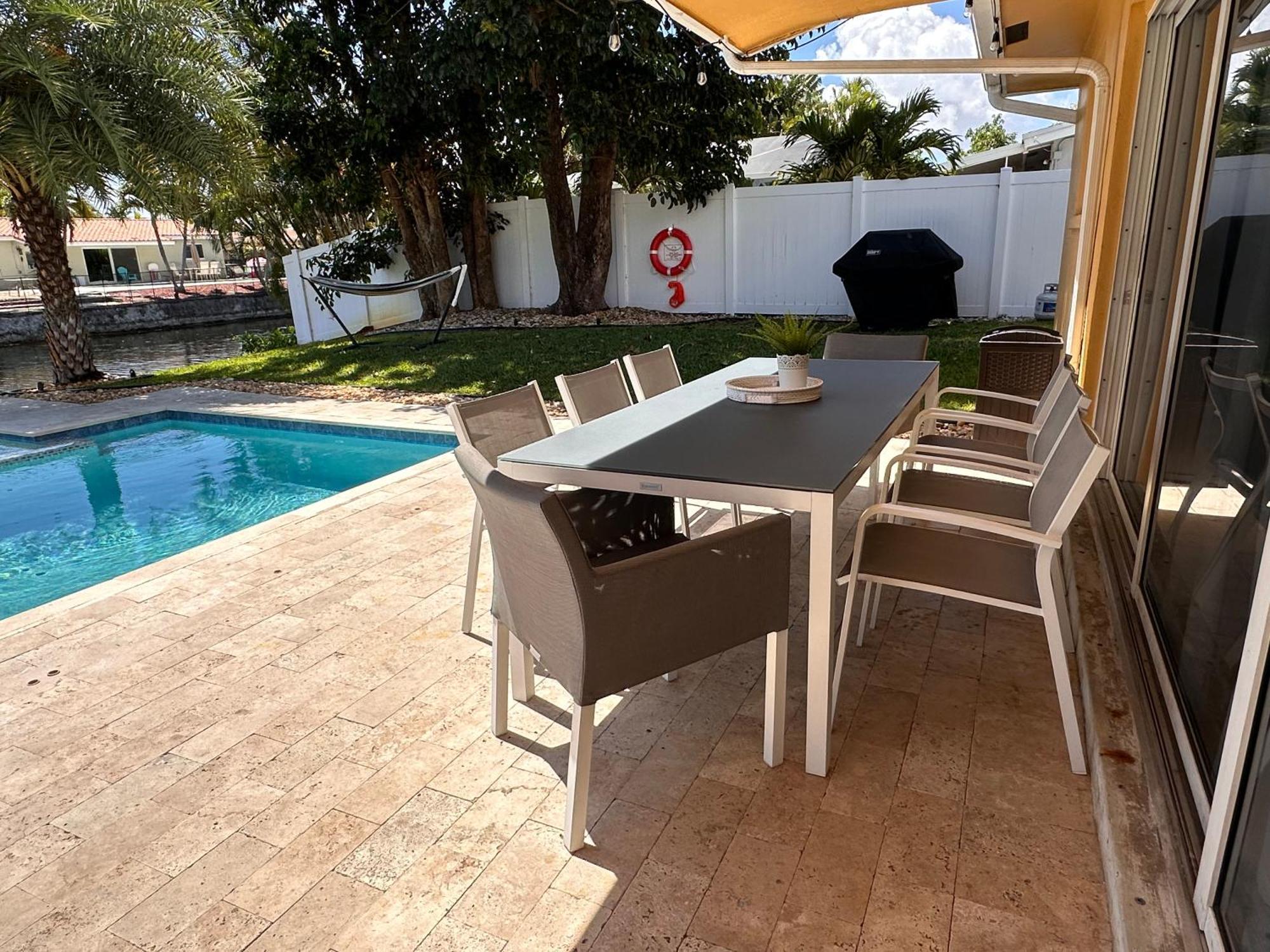 New! Waterfront Heated Pool & Jacuzzi 2 Mi To Beach - Fishing Pier Relaxing Spa & Hammock Fort Lauderdale Eksteriør billede
